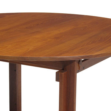 Peter Hvidt Solid Teak Dining Table with Leaves