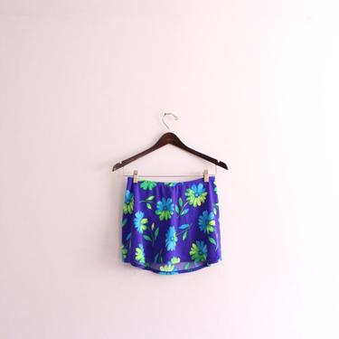 Acid Flower 90s Mini Skirt 