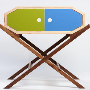 Invader Nightstand or Side Table with Doors by ImagoFurniture