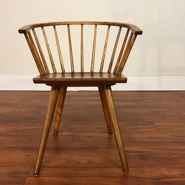 Mid-Century Maple Spindle Chair by Russel Wright for Conant Ball 