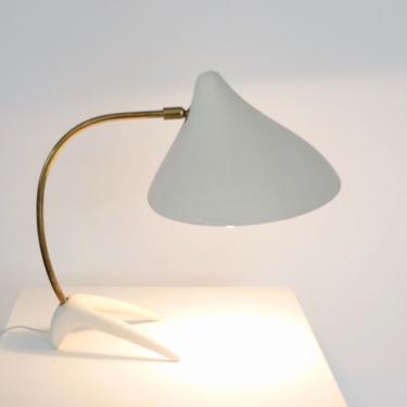 Louis Kalff Diabolo White Table Lamp for Philips 