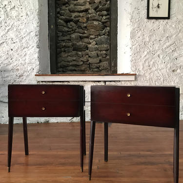 Mid century nightstand italian modern side table mid century modern end table 