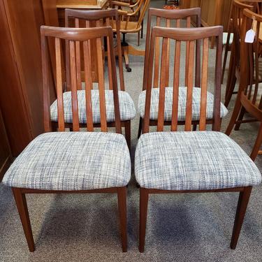 Item #W133 Set of Four Mid Century Dining Chairs c.1960