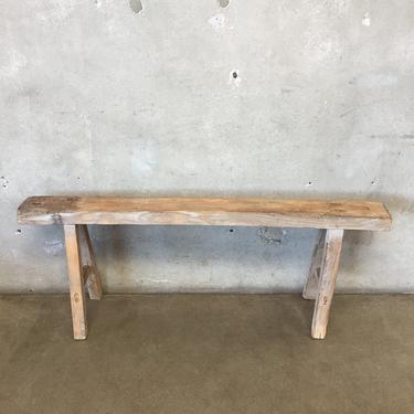 Skinny Rustic Bench