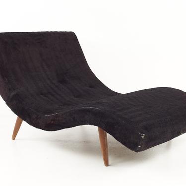 Adrian Pearsall Mid Century Wave Chaise Lounge Chair - mcm 