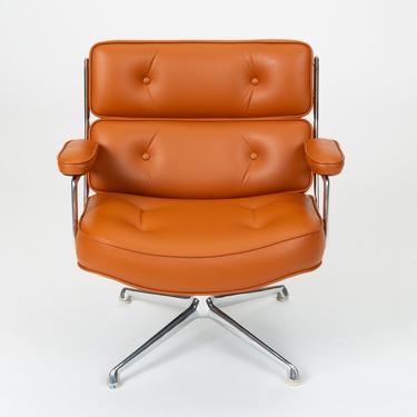 Ray + Charles Eames Time Life Lobby Chair with New Leather Upholstery