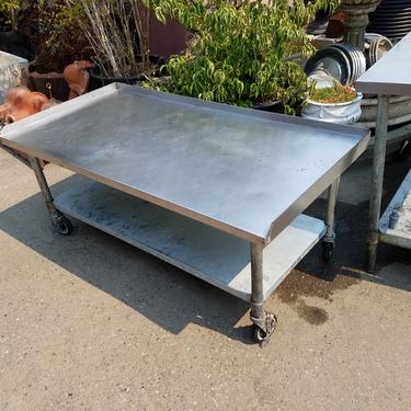 Stainless Steel Industrial Cart 60w x 24h x 30.5d
