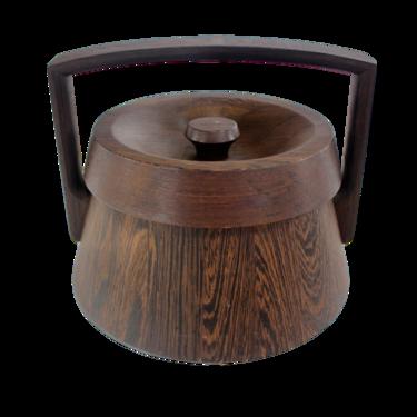 Scandinavian Modern &#8220;Rare Woods&#8221; Ice Bucket by Jens Quistgaard for Dansk