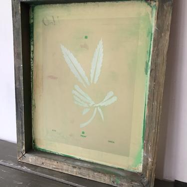 Marijuana Lead Printing Screen