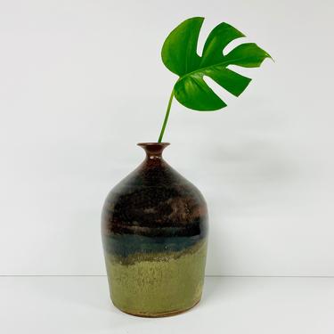 Vintage Studio Pottery / Mid Century Modern / Large Vase / Large / Unsigned 