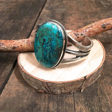 HOLD FOR FR Silver and Turquoise Navajo Cuff | Chimney Butte Large Sterling Bracelet | Navajo Native American Jewelry, Southwest, Boho 