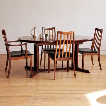 Vejle Mid Century Danish Modern Rosewood Dining Table 