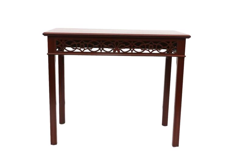 Chippendale Fretwork Console Table 