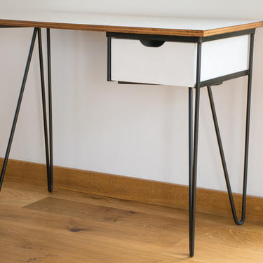 Mid-Century Modern Hairpin Leg Desk