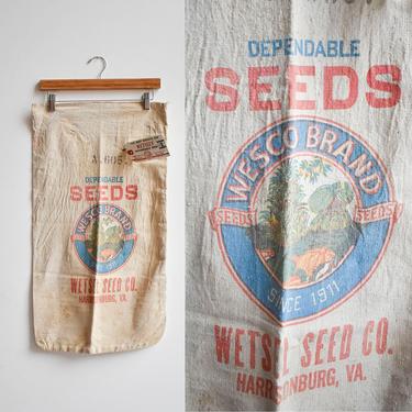 1950s Wesco Brand Feed Sack 