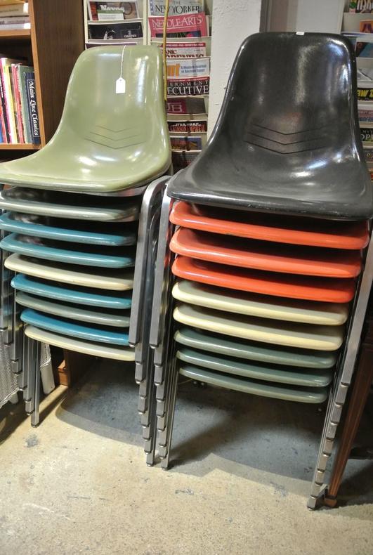 Molded school chairs. $22/each