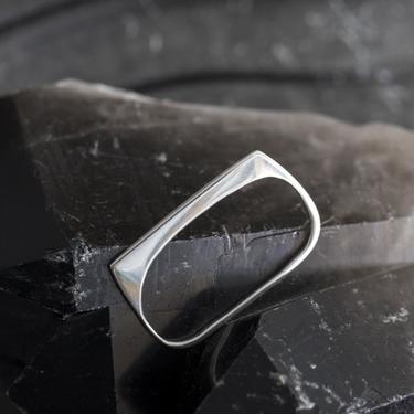 Sterling Silver Stackable Two Finger Blade Ring