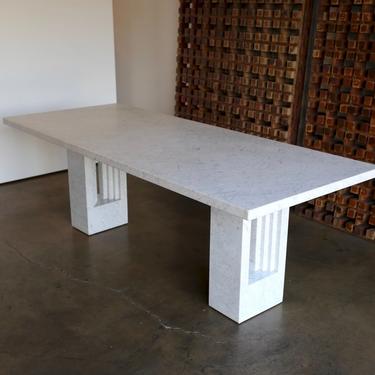 Carlo Scarpa &amp; Marcel Breuer 'Delfi' Marble Table