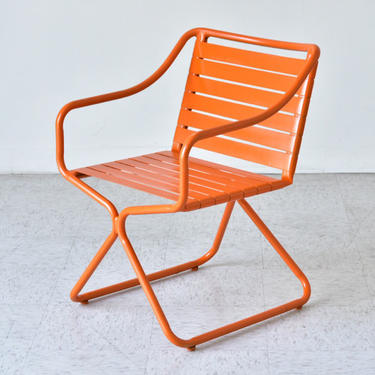 Orange Vintage Outdoor Chair