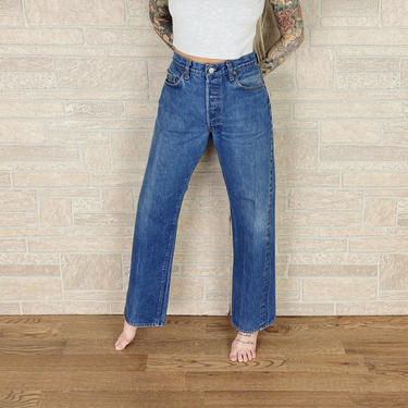 70's Levi's Selvedge Redline 501 Vintage Jeans / Size 30 