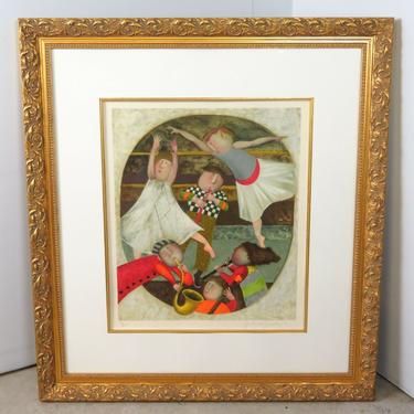 Signed G. RODO BOULANGER Movements Suite 116/200 LIMITED Lithograph ART PRINT