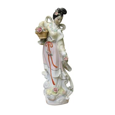 Chinese Oriental Ceramic Ancient Style Dressing Lady Figure cs5547E 