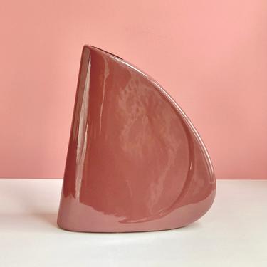 80s Haeger Asymmetrical Vase 