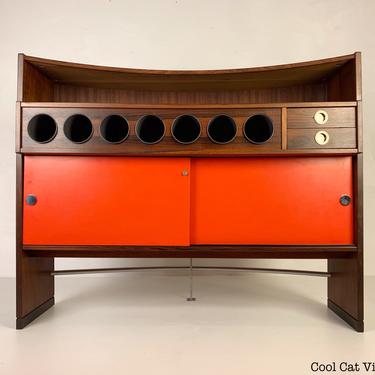 Rosewood Bar by Eric Buch for Dyrlund, Circa 1960s - *Please see notes on shipping before you purchase. 