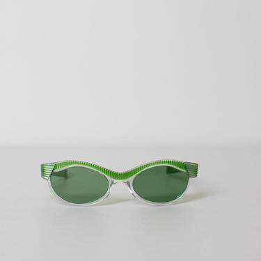 1950s Sunglasses | Lizard Green Italian 