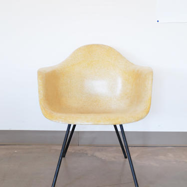 Second Generation Eames - Herman Miller Arm shell Chair with X Base 