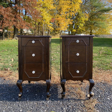 NEW - Vintage Nightstands Available To Customize, Farmhouse End Tables, Matching Night Tables, Antique Side Tables 