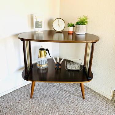 Vintage Dry Bar, Mid Century Corner Table, Mid Century Coffee Table, Record Player Stand, Indoor Plant Table, Plant Stand 