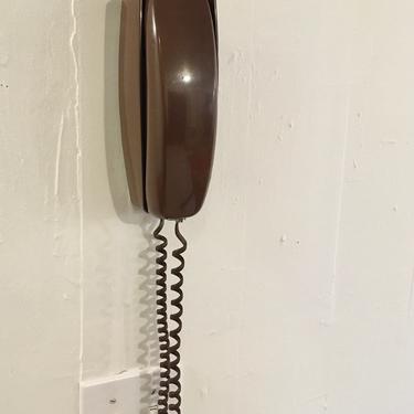 Vintage 1984 Western Electric Trimline Wall Phone, Bell System AC2P, Pushbutton Dial 