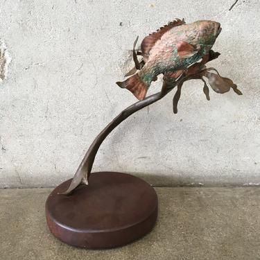 Copper Fish Sculpture