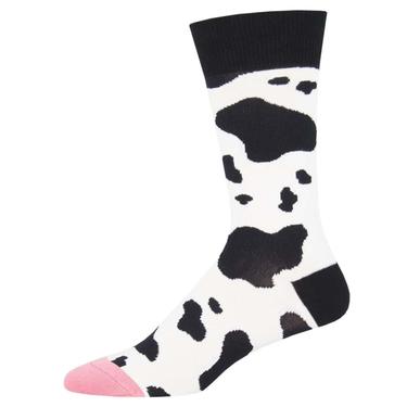 Cow Print - Men's Novelty Socks