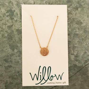 Waves Charm Necklace