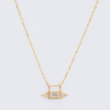 Mini Deco Point Diamond Necklace