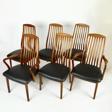 Set of Six Danish Teak Dining Chairs