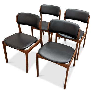 (SOLD) Set of 4 Erik Buch Teak Dining Chairs