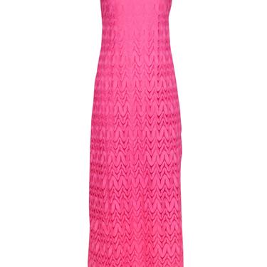 Lilly Pulitzer - Bubblegum Pink Crochet Maxi Slip Dress Sz M