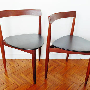 Hans Olsen for Frem Rojle Dining Chairs Made in Denmark - Set of 2 