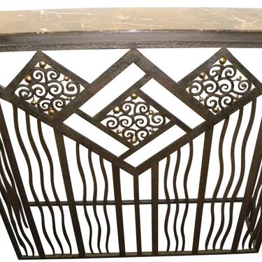 Custom French Style Iron Console Radiator Cover