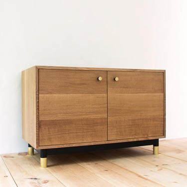 Proper Cabinet - Handmade solid white oak cabinet - Credenza- TV Stand - Modern 