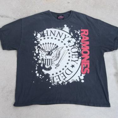 Vintage T-shirt The Ramones 2000s Punk Rock Band XL Classic Unique Tee Collectors New York Double Sided 