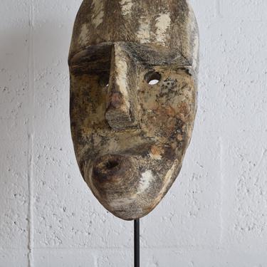 Tribal Mask, Teak Wood Sculpture, Boho Chic Decor, Indonesian Mask, Tribal Wall Art, Garden Sculpture 