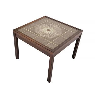 Rosewood Tile Top Coffee Table Kvalitet Form Funktion Danish Modern 