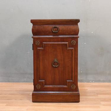 Thomasville Regency Burl 1-Drawer Cabinet