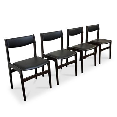 Original Danish Mid Century Teak Dining Chairs - Set of 4 - &amp;quot;Streymoy&amp;quot; by LanobaDesign