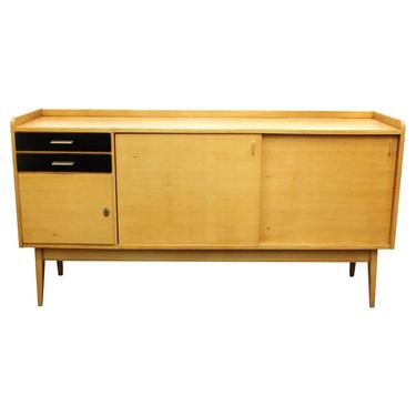Maurice Pre French Mid-Century Modern Oak Credenza