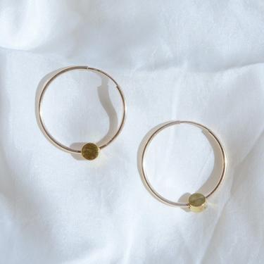 Small Goldfill Hoop Earrings